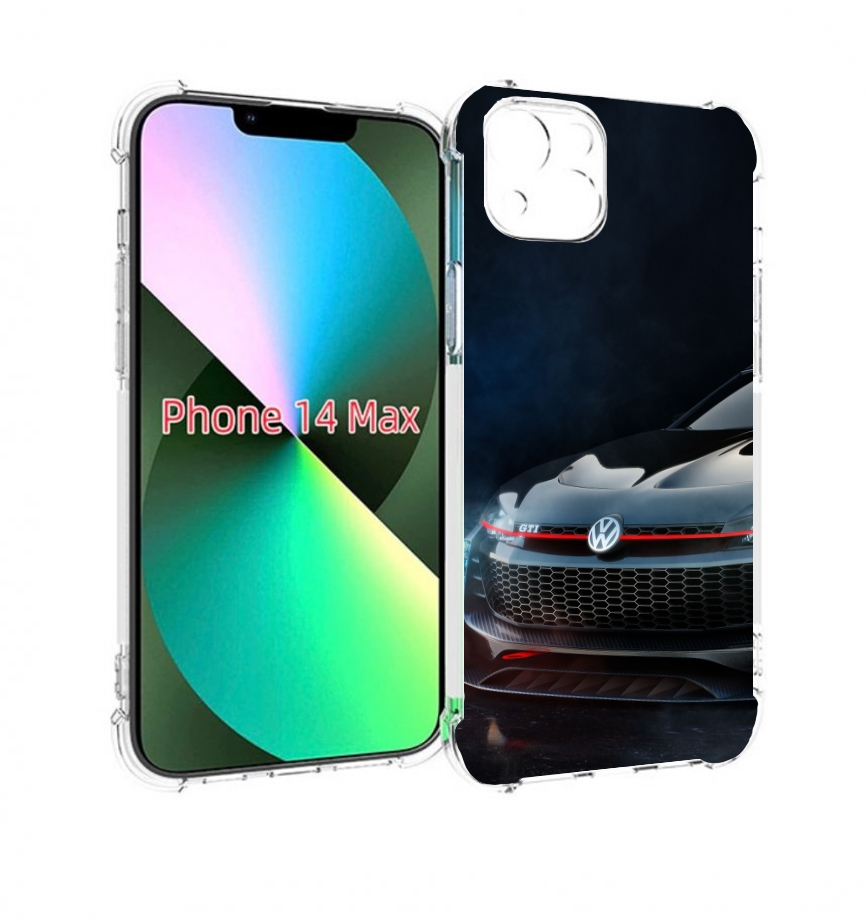 

Чехол MyPads volkswagen 2 мужской для iPhone 14 Plus (6.7), Прозрачный, Tocco