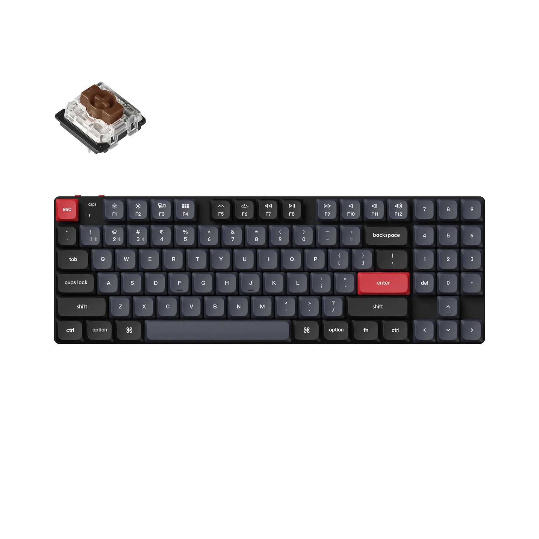 Проводная/беспроводная игровая клавиатура Keychron K13 Pro Black (K13P-H3)