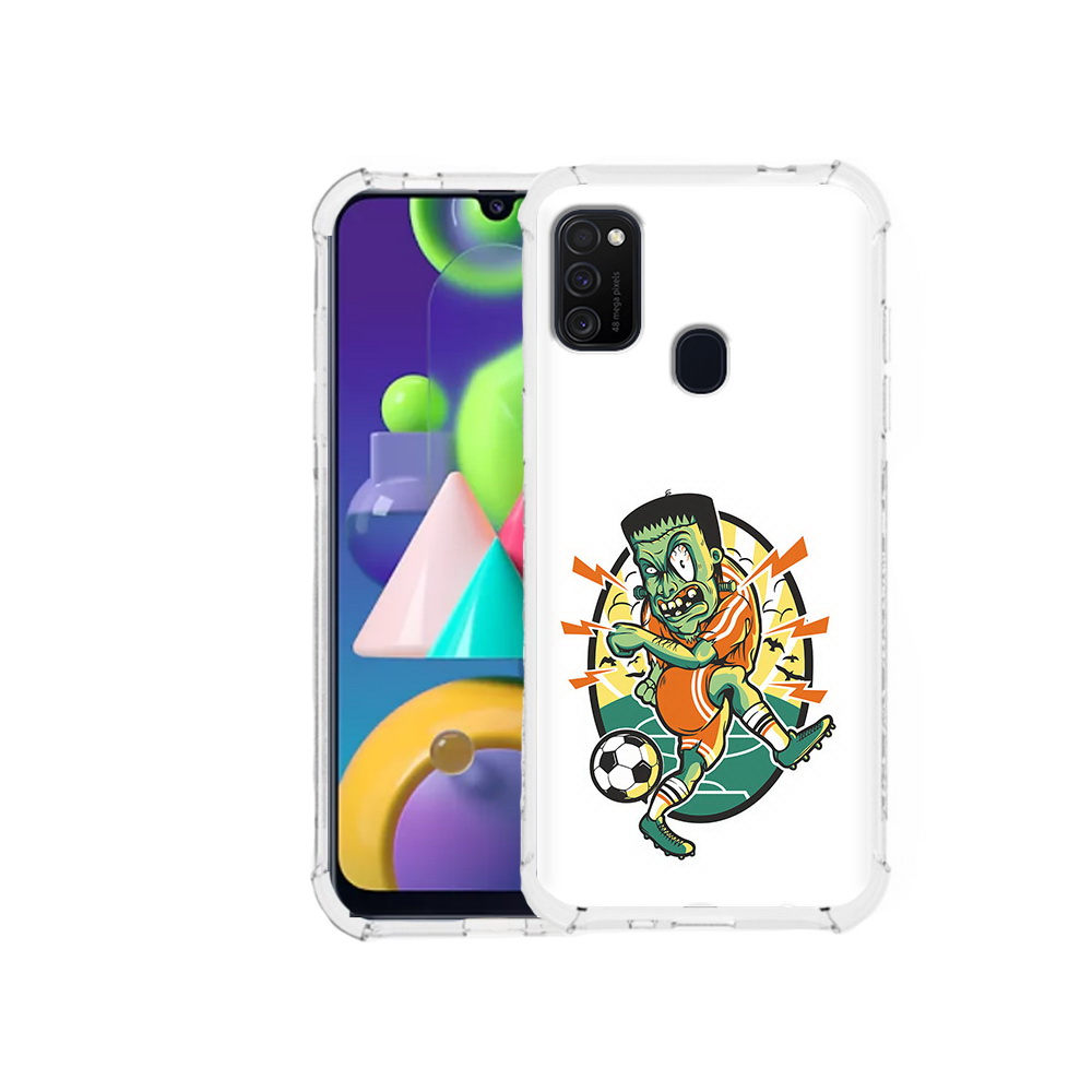 

Чехол MyPads Tocco для Samsung Galaxy M21 зомби футболист (PT147110.591.368), Прозрачный, Tocco