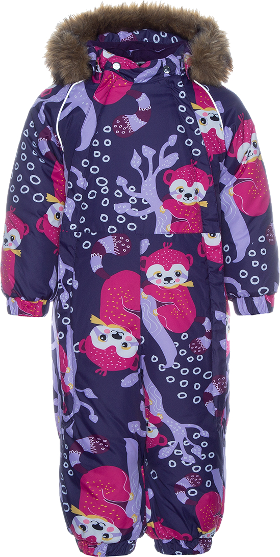 фото Комбинезон зимний huppa keira 93473, dark lilac pattern р.68