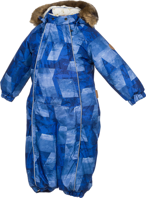 фото Комбинезон зимний huppa reggie 1 72435, blue pattern р.74