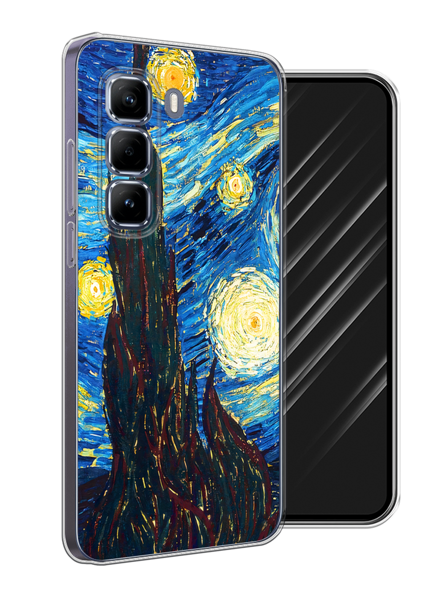 

Чехол Awog на Infinix Hot 50 Pro "Ван Гог Звездная ночь", Желтый, 3106950-1