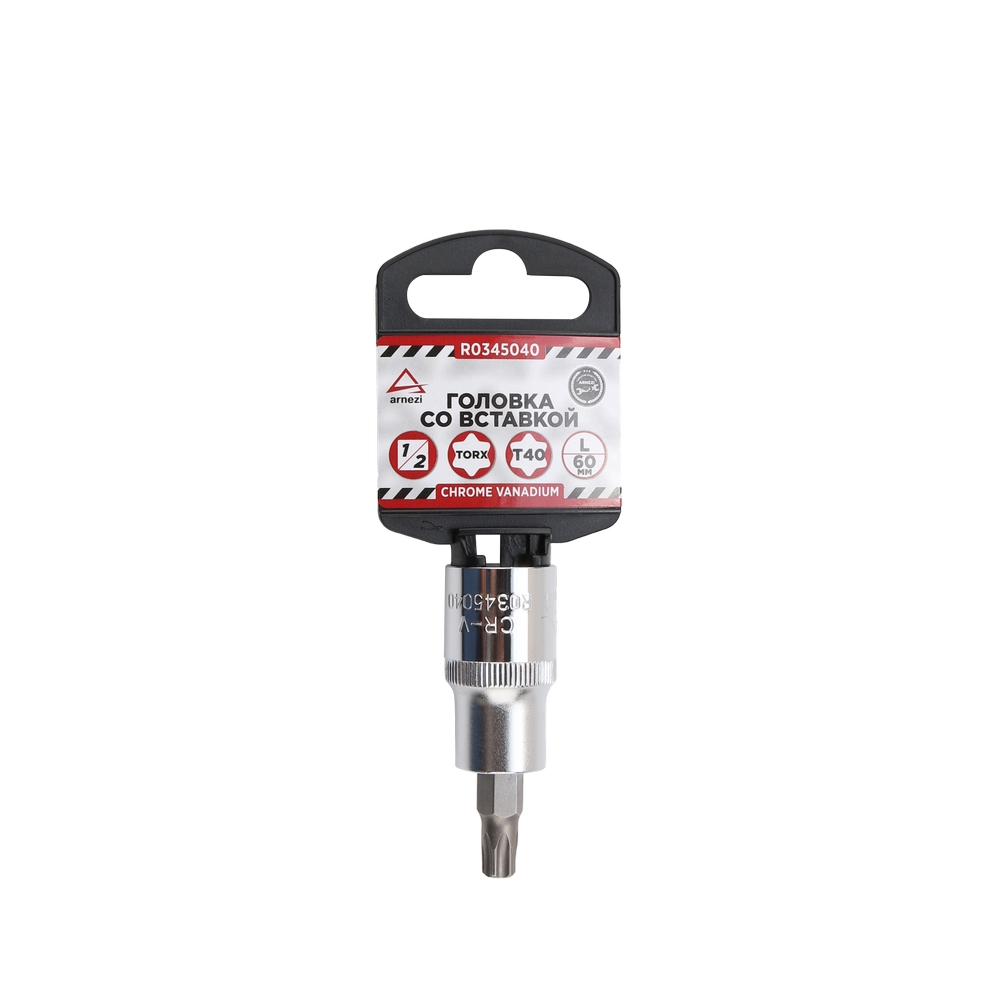 

Головка 1/2" со вставкой TORX T40 L=60, на холдере