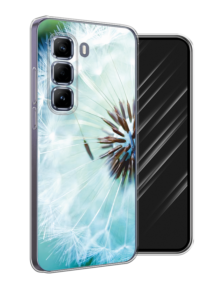 

Чехол Awog на Infinix Hot 50 Pro "Пух одуванчика", Серебристый;серый, 3106950-1