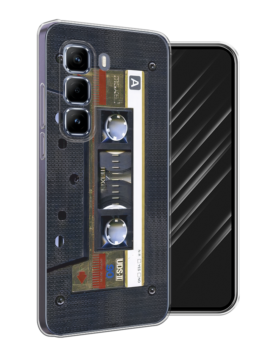 

Чехол Awog на Infinix Hot 50 Pro "Пленочная кассета", Серый;белый, 3106950-1