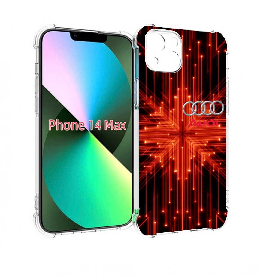 

Чехол MyPads Ауди-на-неоновом-фоне для iPhone 14 Plus (6.7), Прозрачный, Tocco