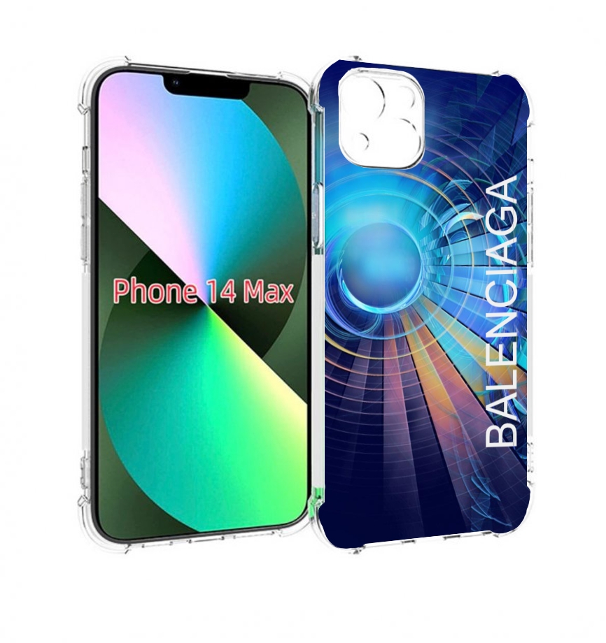 

Чехол MyPads Баленсиага-абстракция для iPhone 14 Plus (6.7), Прозрачный, Tocco