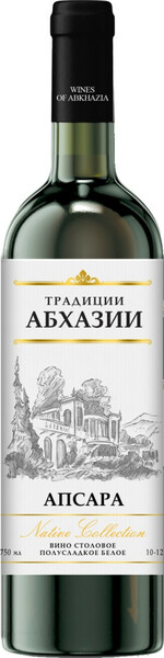 

Вино Tradicii Abhazii Apsara белое, полусладкое, 750 мл