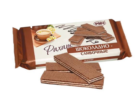 

Вафли Рахат Шоколадно-сливочные 400 г