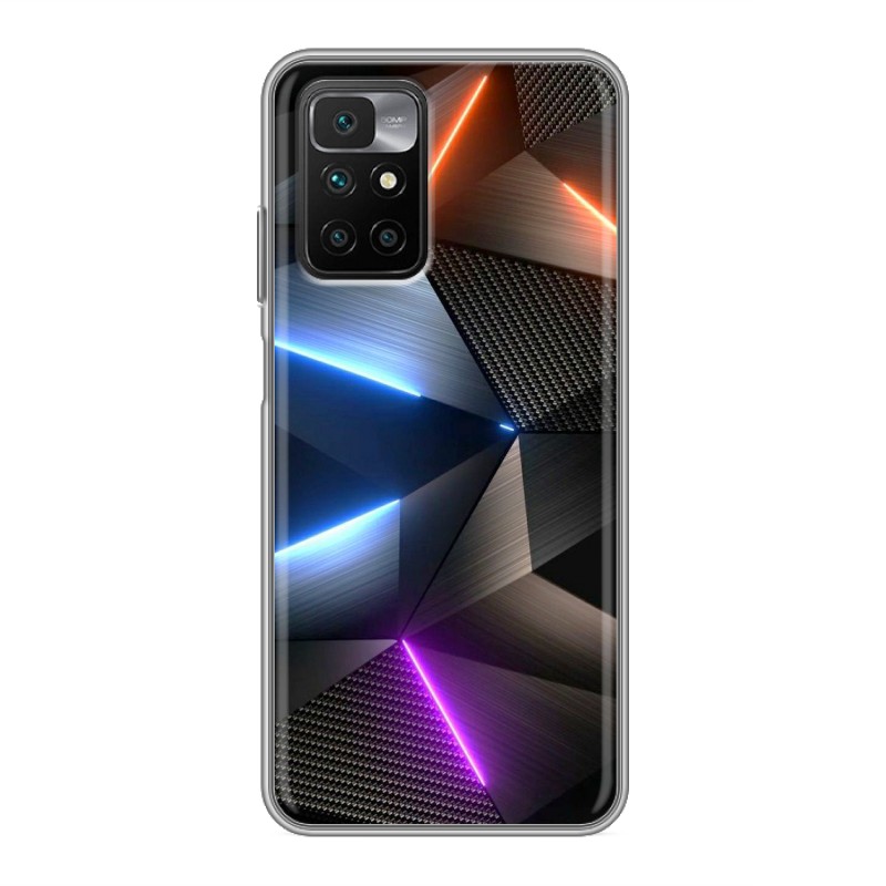 фото Дизайнерский силиконовый чехол для xiaomi redmi 10 яркие абстракции 100gadgets