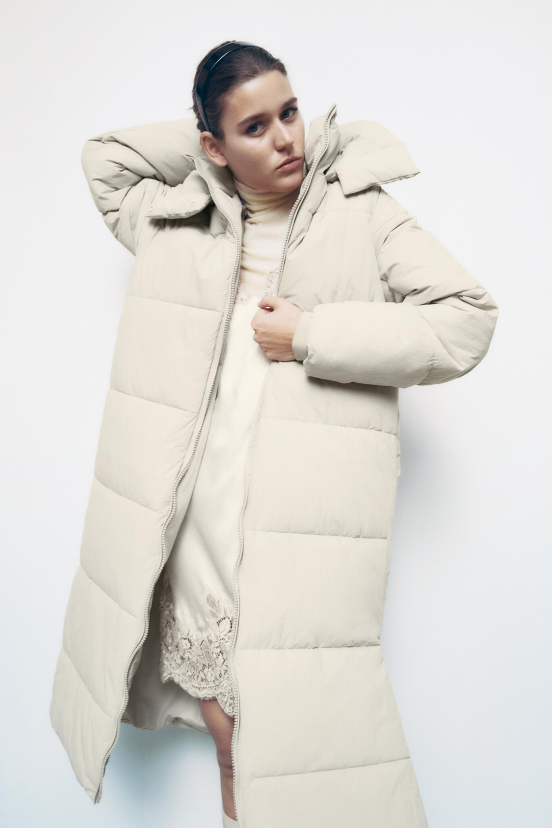 

Пальто женское ZARA 04391804 серое S (доставка из-за рубежа), 04391804