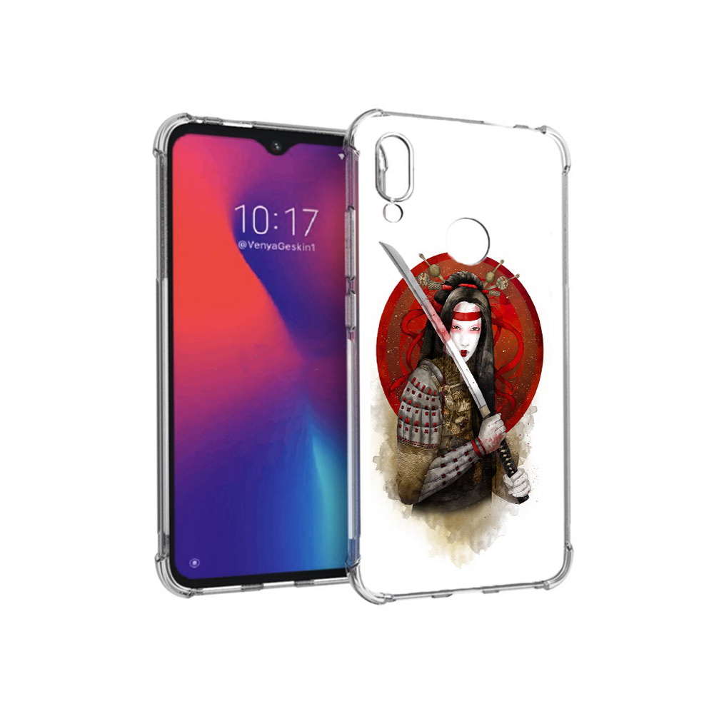 

Чехол MyPads Tocco для Xiaomi Redmi Note 7 рисованная девушка с катаной (PT125338.275.580), Прозрачный, Tocco