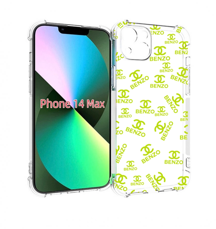

Чехол MyPads Белый-Бензо для iPhone 14 Plus (6.7), Прозрачный, Tocco
