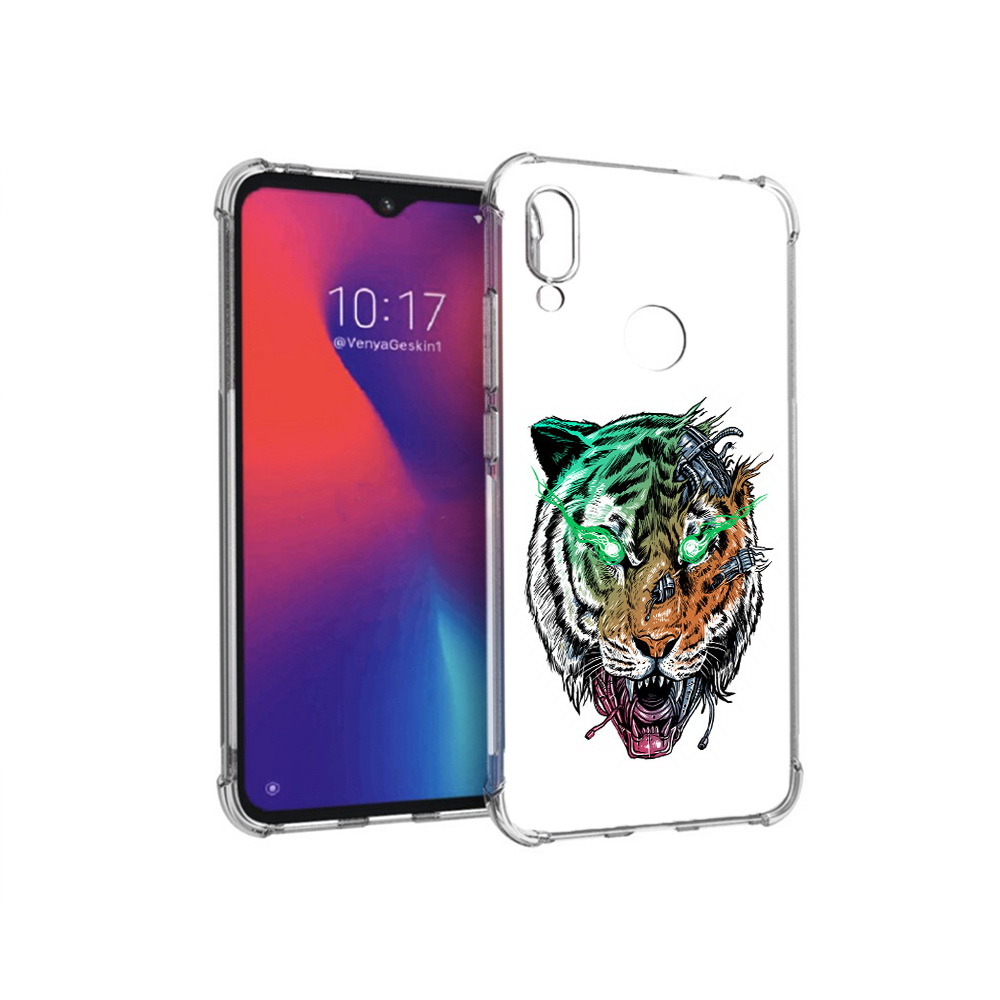 Чехол MyPads Tocco для Xiaomi Redmi Note 7 робо-тигр (PT125338.275.584)