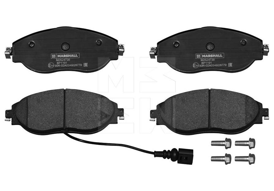 

Тормозные колодки дисковые передн. Audi A3 (8V, 8Y) 12-; Audi Q3 (F3) 18-; Skoda Kodiaq
