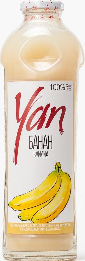 

Из Армении: Сок Yan банановый, без сахара, 930 мл