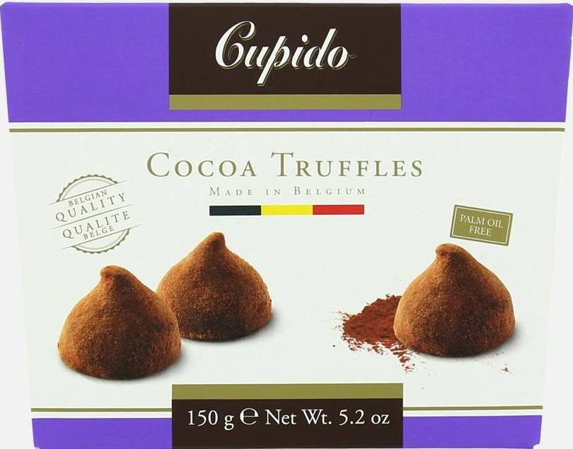 

Из Бельгии: Конфеты Cupido Truffles Extra, трюфели, посыпанные какао, 150 г
