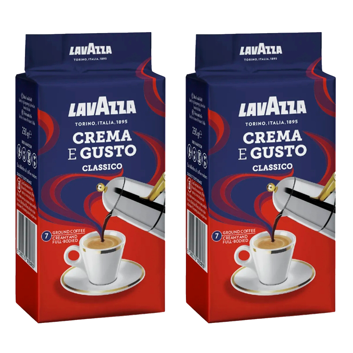 Кофе молотый lavazza crema