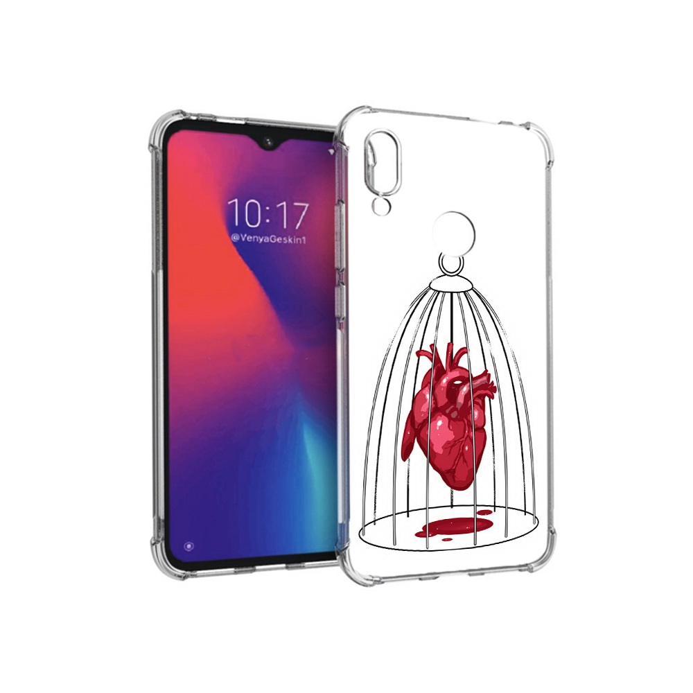 Чехол MyPads Tocco для Xiaomi Redmi Note 7 сердце в клетке (PT125338.275.597)