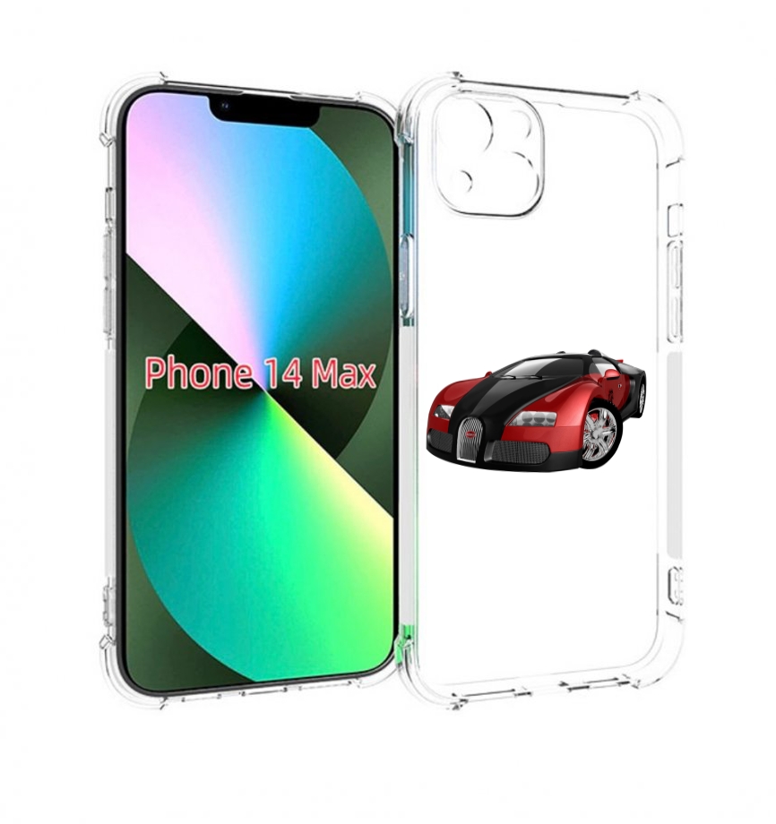 

Чехол MyPads Бука мужской для iPhone 14 Plus (6.7), Прозрачный, Tocco