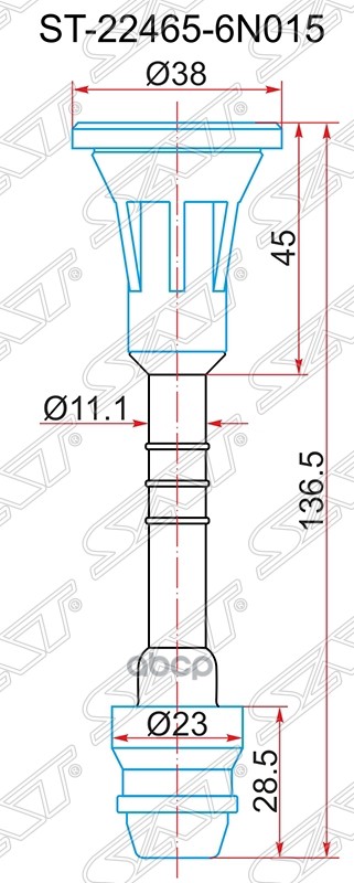 Наконечник Катушки Nissan Qg# (22448-6n015) Sat арт. ST-22465-6N015