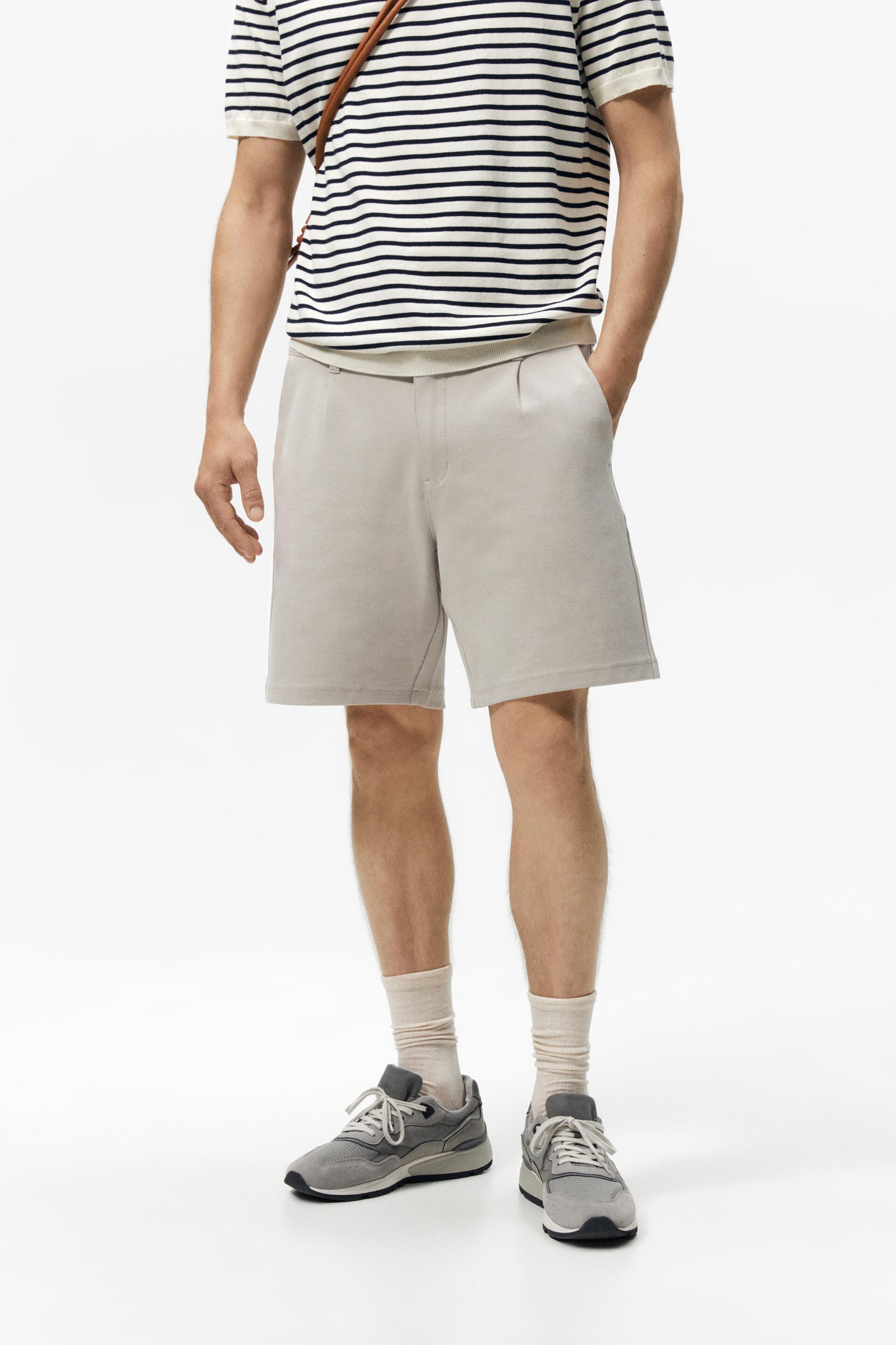 

Шорты мужские ZARA 04442410 бежевые S (доставка из-за рубежа), 04442410