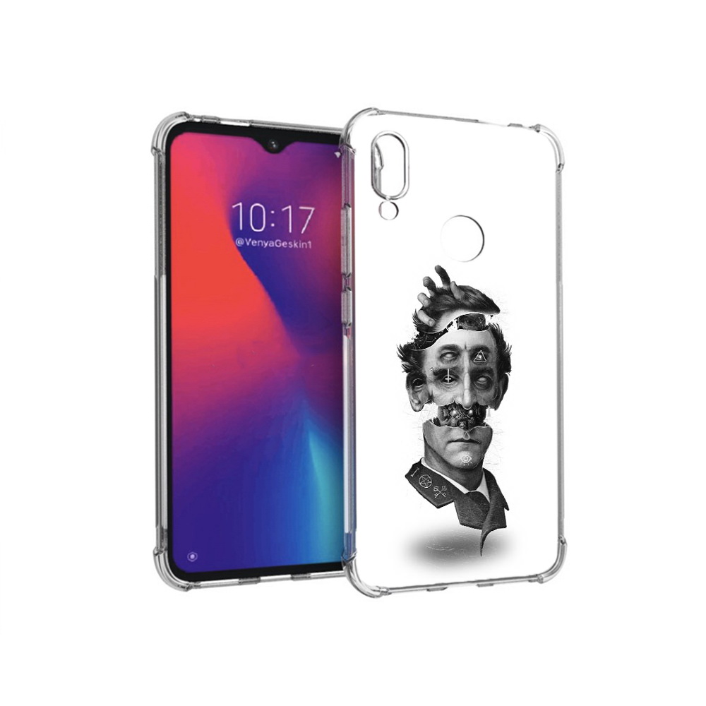 

Чехол MyPads Tocco для Xiaomi Redmi Note 7 страшное лицо абстракция (PT125338.275.628), Прозрачный, Tocco