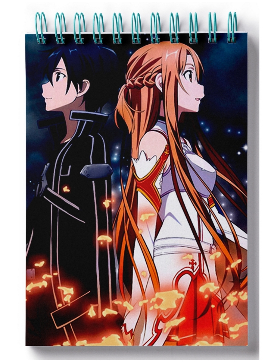

Блокнот DRABS Sword Art Online, спина к спине, луна