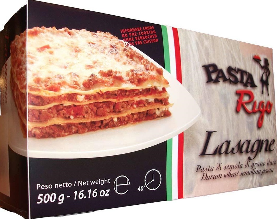 фото Из италии: макароны romeo rossi лазанья, 500 г