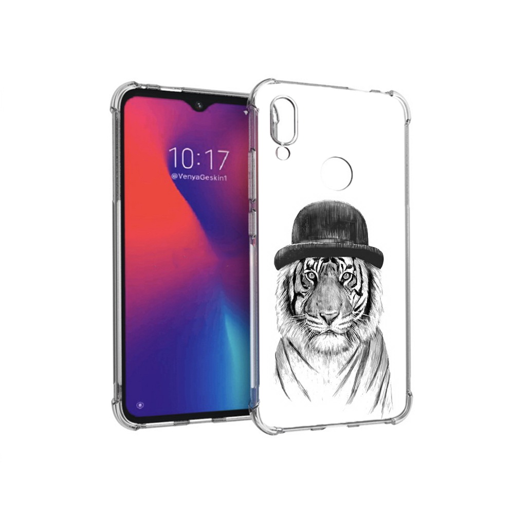 

Чехол MyPads Tocco для Xiaomi Redmi Note 7 тигр британец (PT125338.275.641), Прозрачный, Tocco