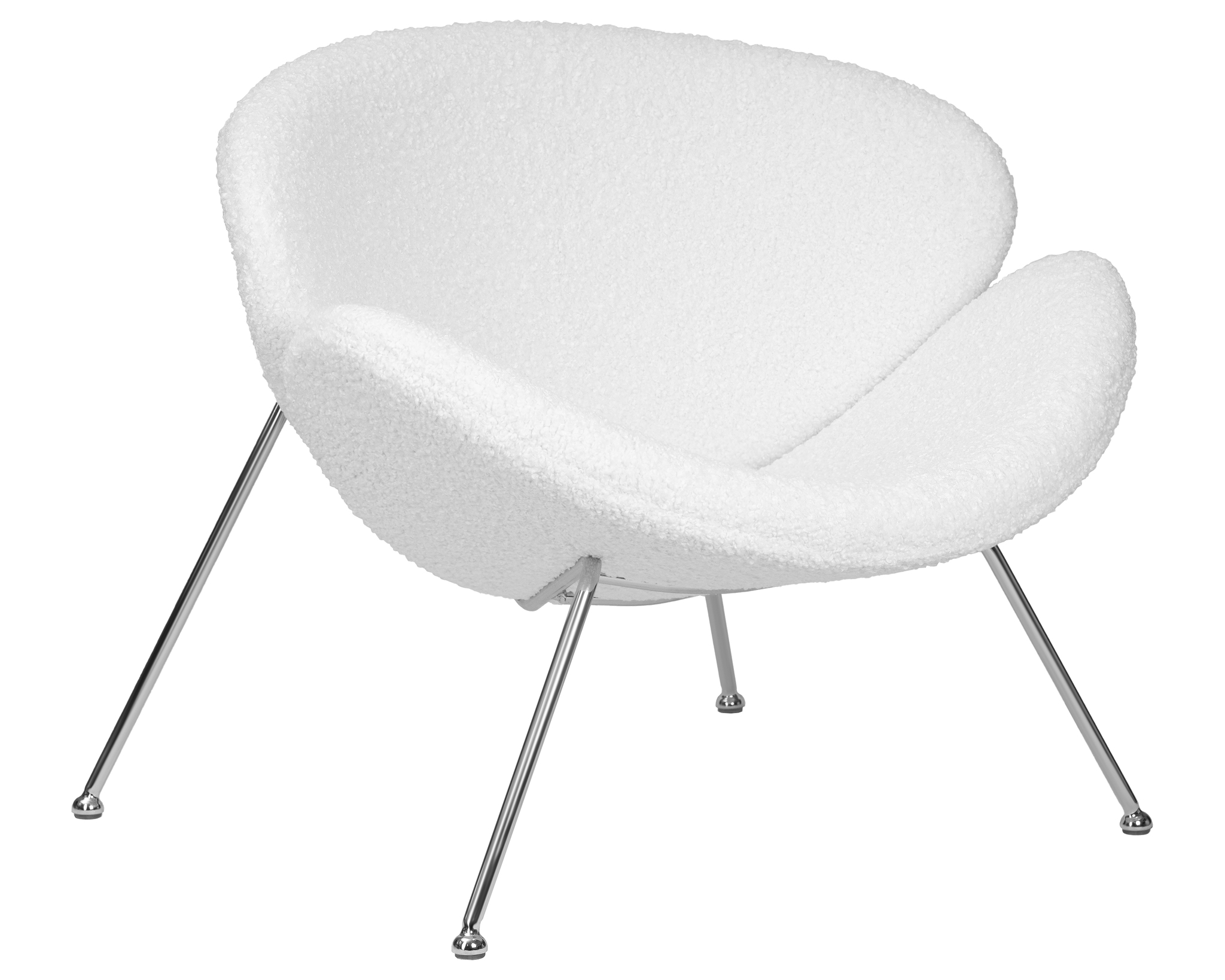 фото Кресло дизайнерское империя стульев emily белый, ткань