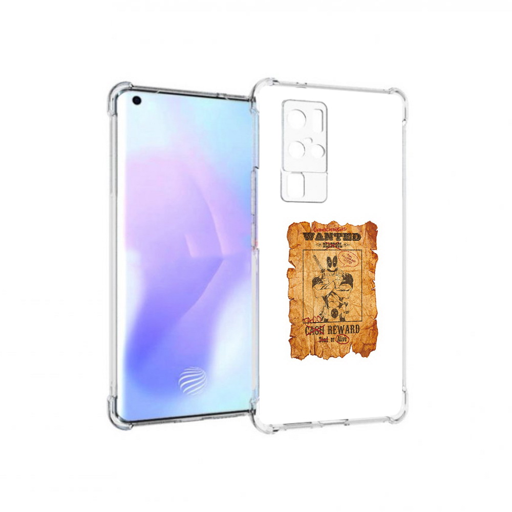 

Чехол MyPads Tocco для Vivo X50 Pro дедпул (PT226970.404.317), Прозрачный, Tocco