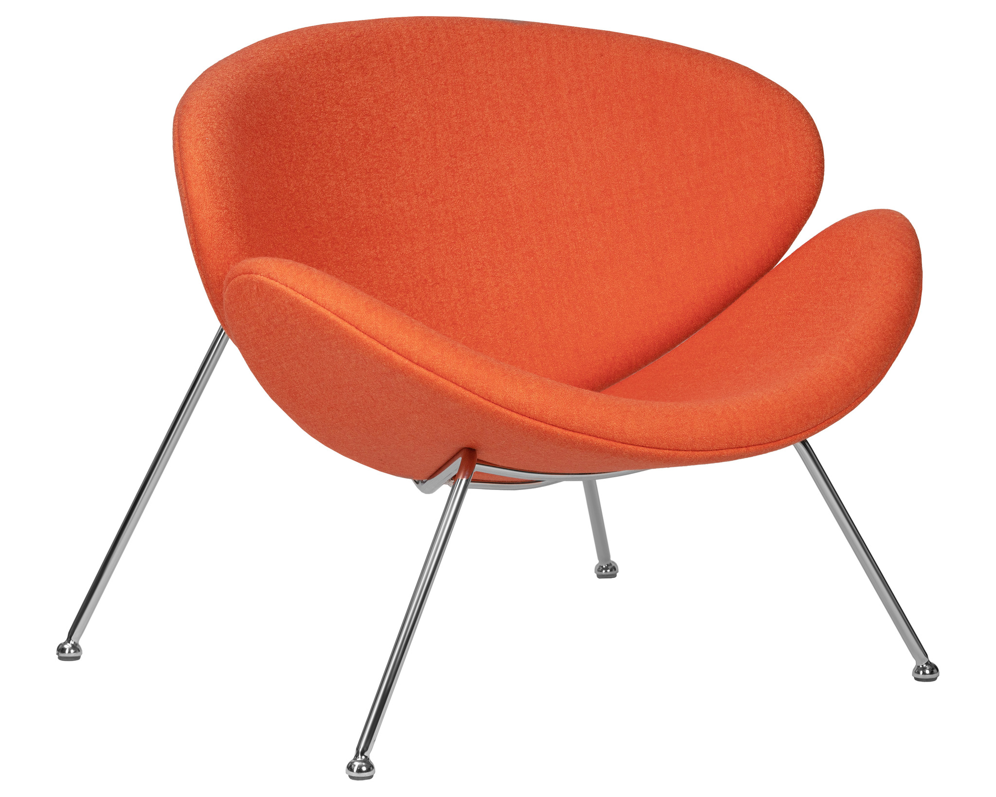 Кресло дизайнерское Империя стульев Emily оранжевый, ткань