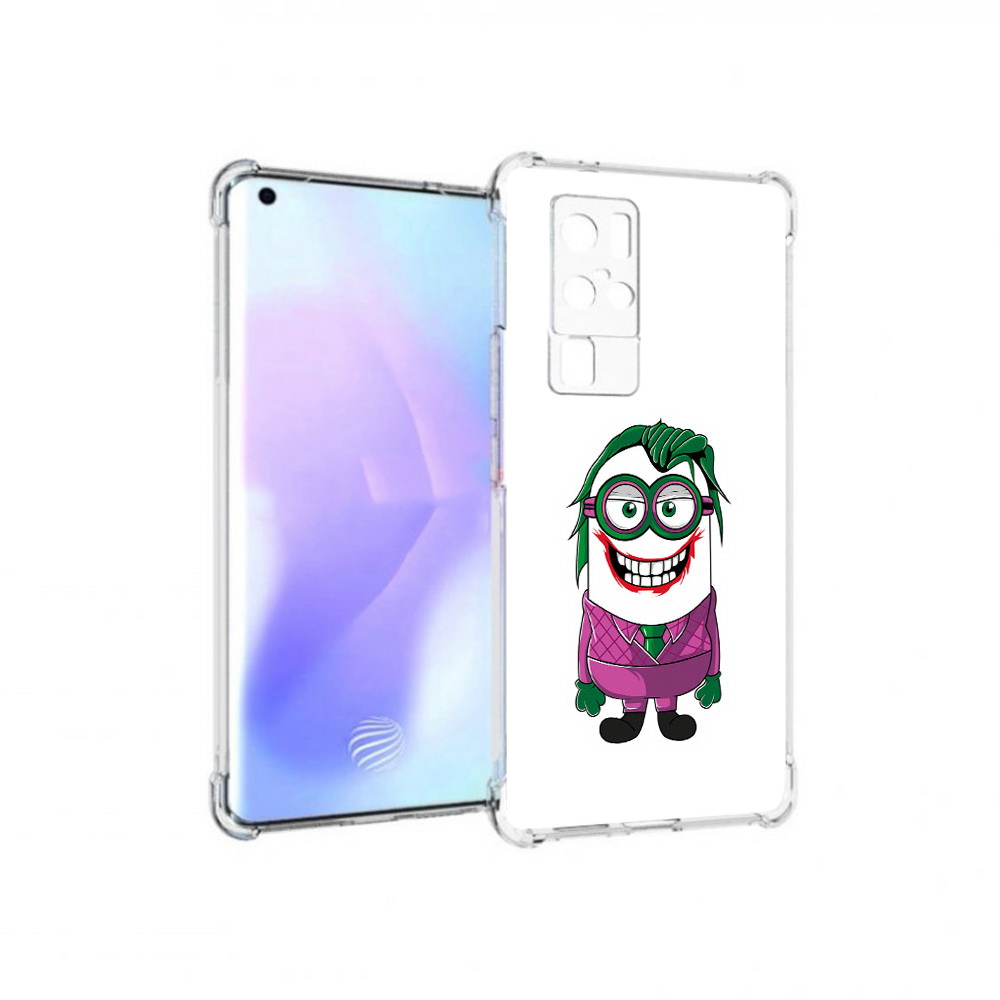 

Чехол MyPads Tocco для Vivo X50 Pro джокер миньон (PT226970.404.322), Прозрачный, Tocco