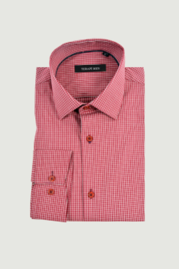 Рубашка мужская Terapi Giyim 23504 розовая L (доставка из-за рубежа)