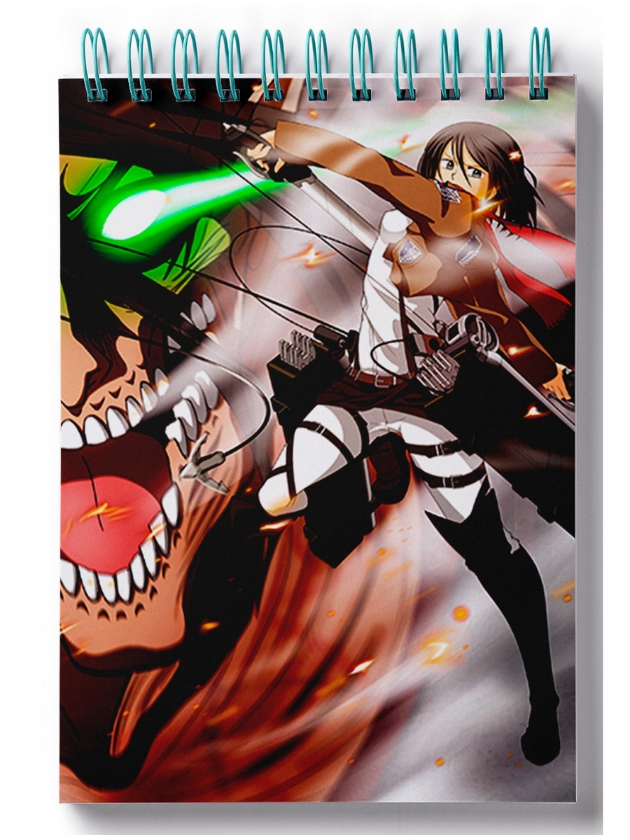 

Блокнот DRABS атака титанов, девушка