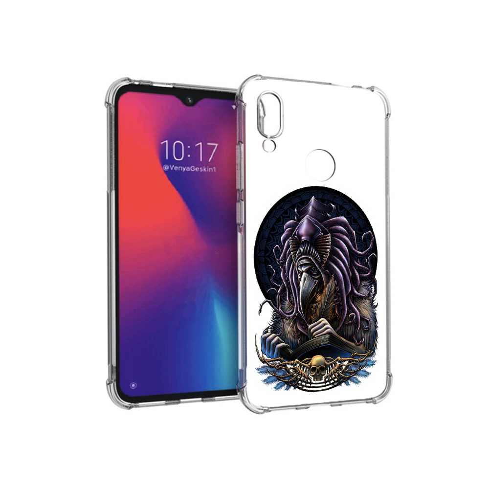 

Чехол MyPads Tocco для Xiaomi Redmi Note 7 умный ворон (PT125338.275.650), Прозрачный, Tocco