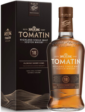 

Виски Tomatin 18 Years Old в подарочной упаковке 46% 0,7 л