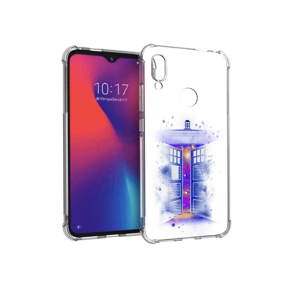 

Чехол MyPads Tocco для Xiaomi Redmi Note 7 фиолетовый уголок абстракция (PT125338.275.659), Прозрачный, Tocco