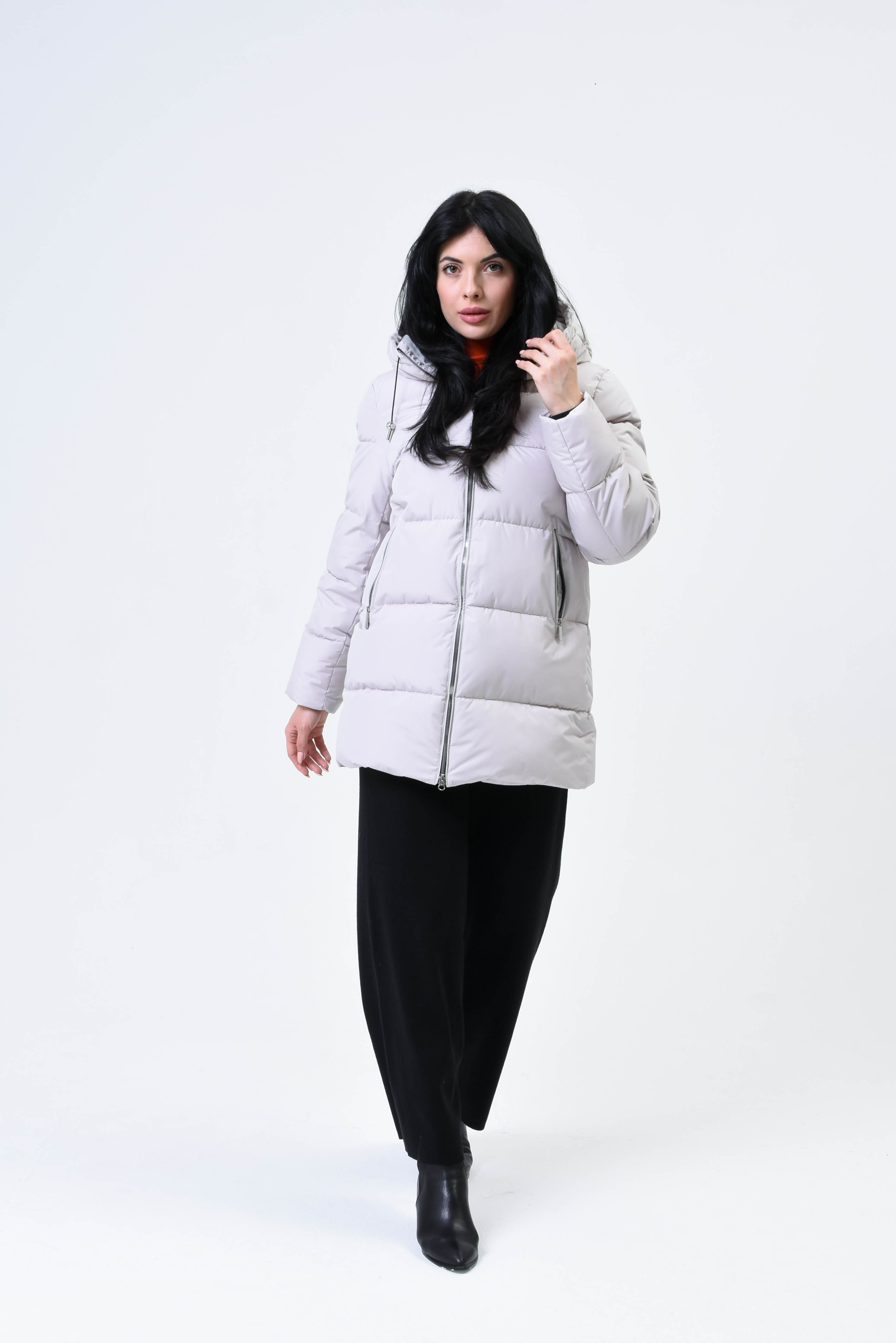 

Пальто женское Maritta 26-3026-10 белое 46 EU, 26-3026-10