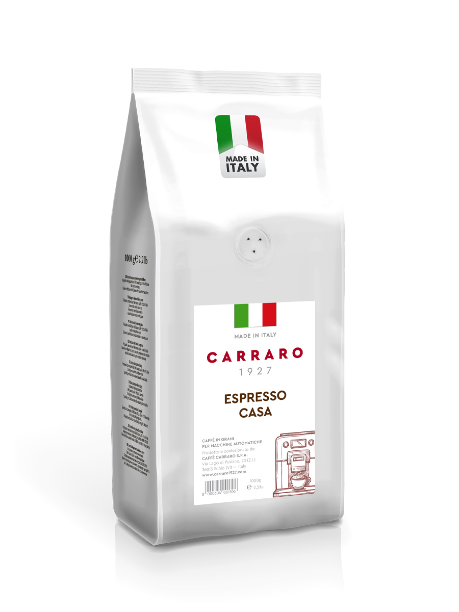 Кофе в зернах Caffe Carraro Espresso Casa 1000 г.