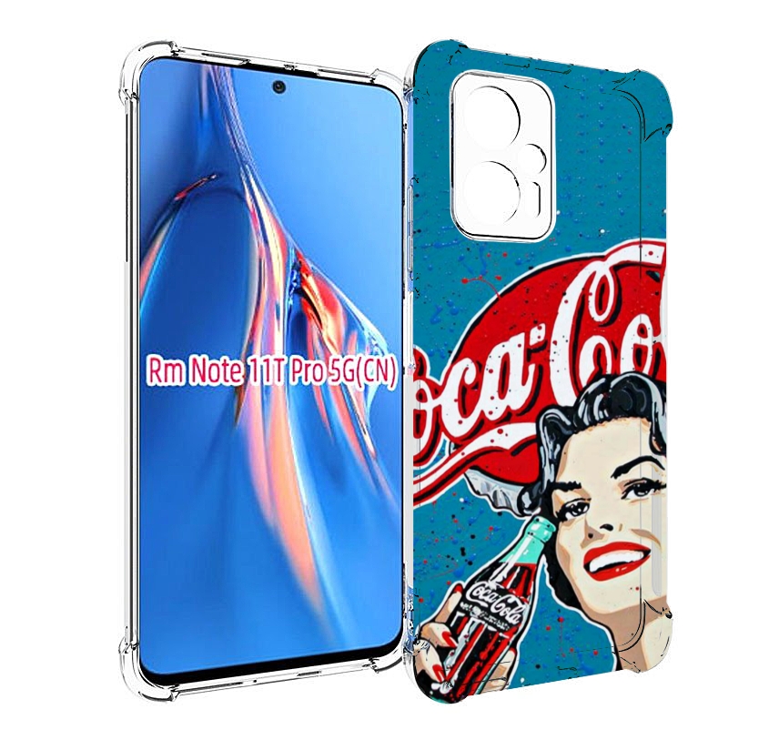 

Чехол MyPads вкусная кола картинка для Xiaomi Redmi Note 11T Pro / 11T Pro Plus / Poco ..., Прозрачный, Tocco