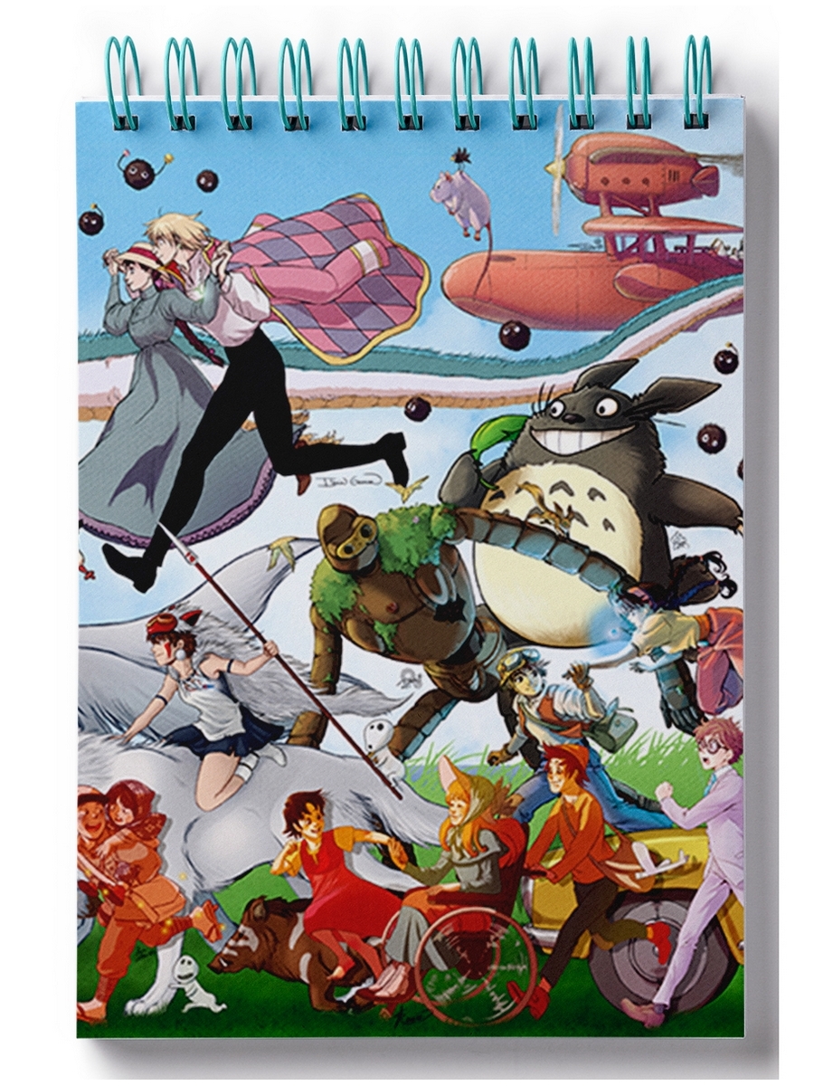 

Блокнот DRABS Аниме Персонажи Хаяо Миядзаки