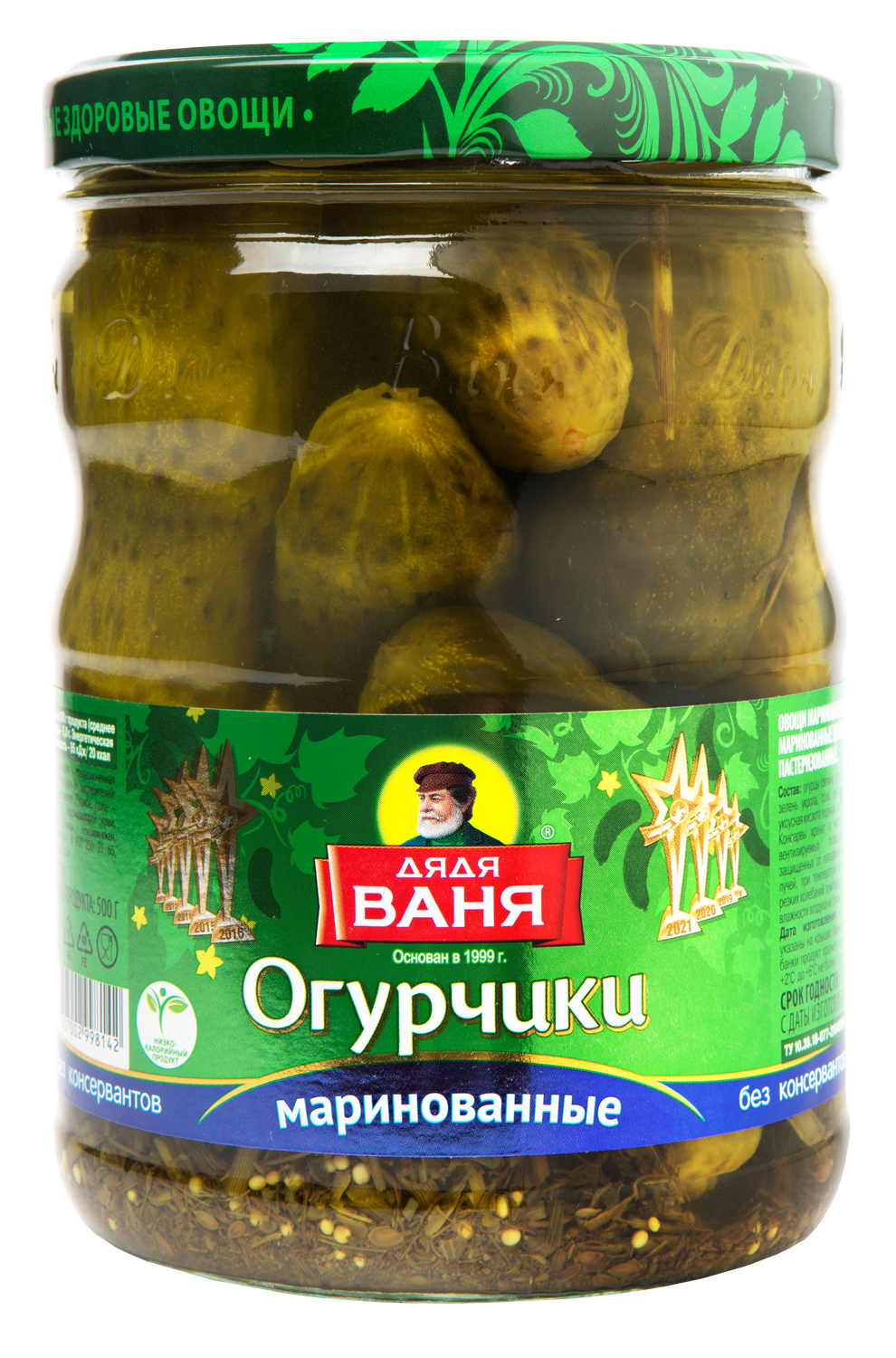 Огурцы Дядя Ваня маринованные 950 г