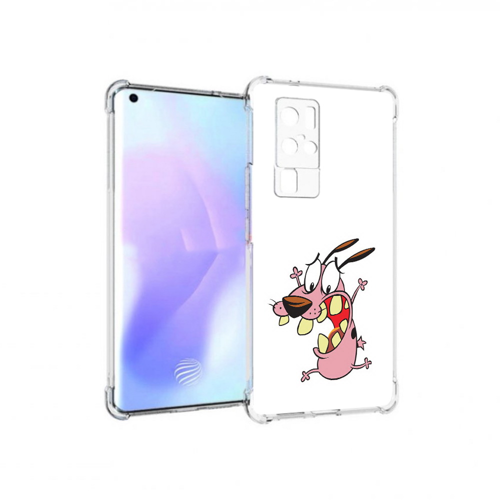 

Чехол MyPads Tocco для Vivo X50 Pro зубастый бобик (PT226970.404.371), Прозрачный, Tocco