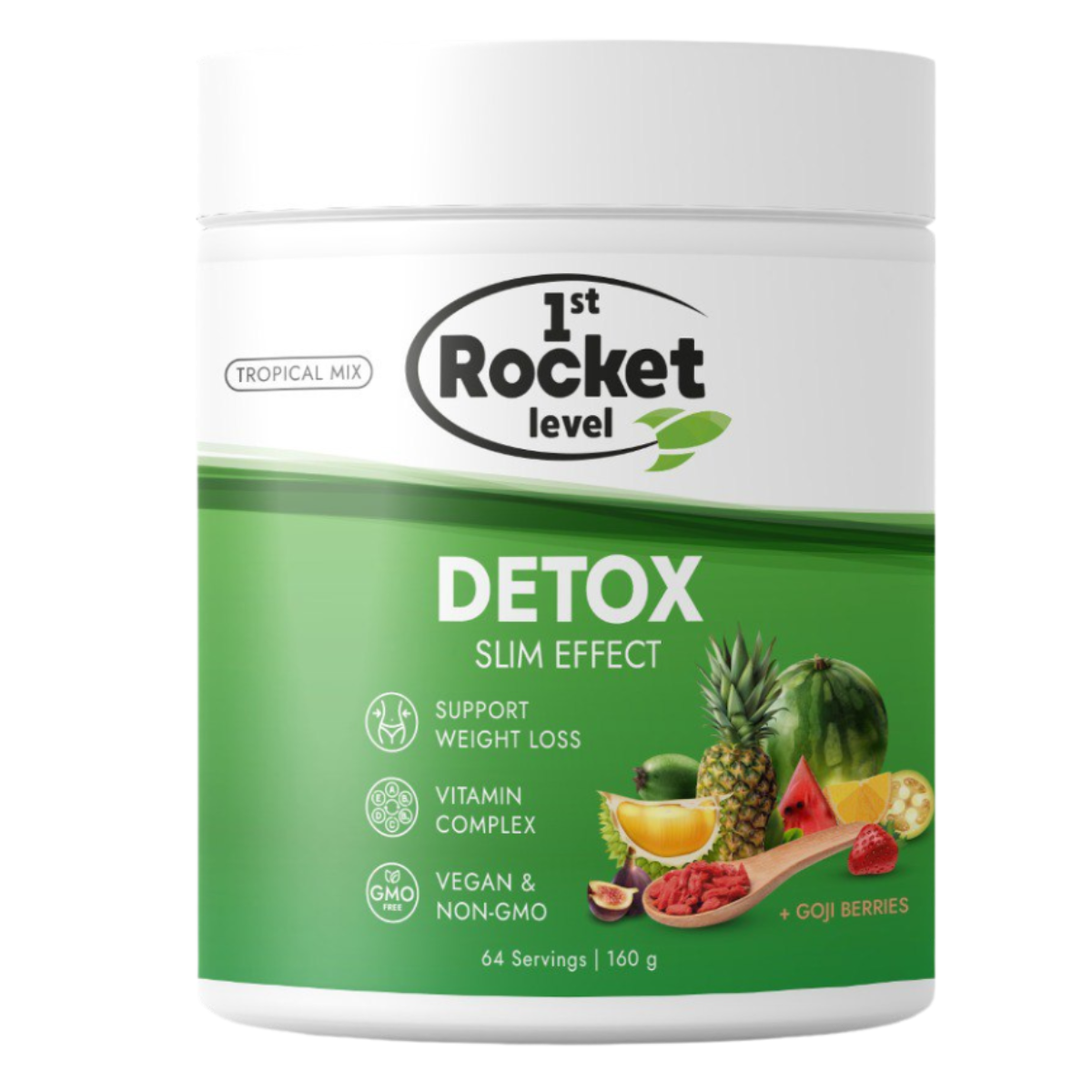 Купить Детокс «Detox Slim Effect» 1st Rocket Level Тропический микс 160 г