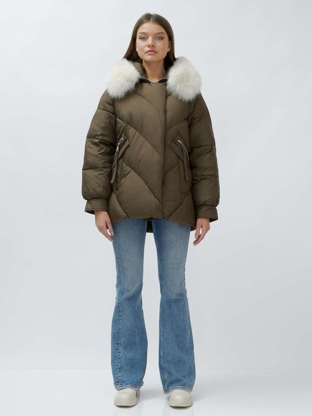 

Куртка женская MTFORCE 6227 коричневая XL, Коричневый, 6227