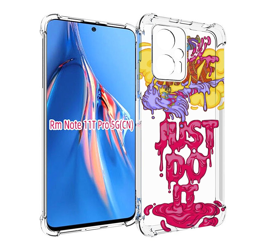 

Чехол MyPads вкусный найк для Xiaomi Redmi Note 11T Pro / 11T Pro Plus / Poco X4 GT про..., Прозрачный, Tocco