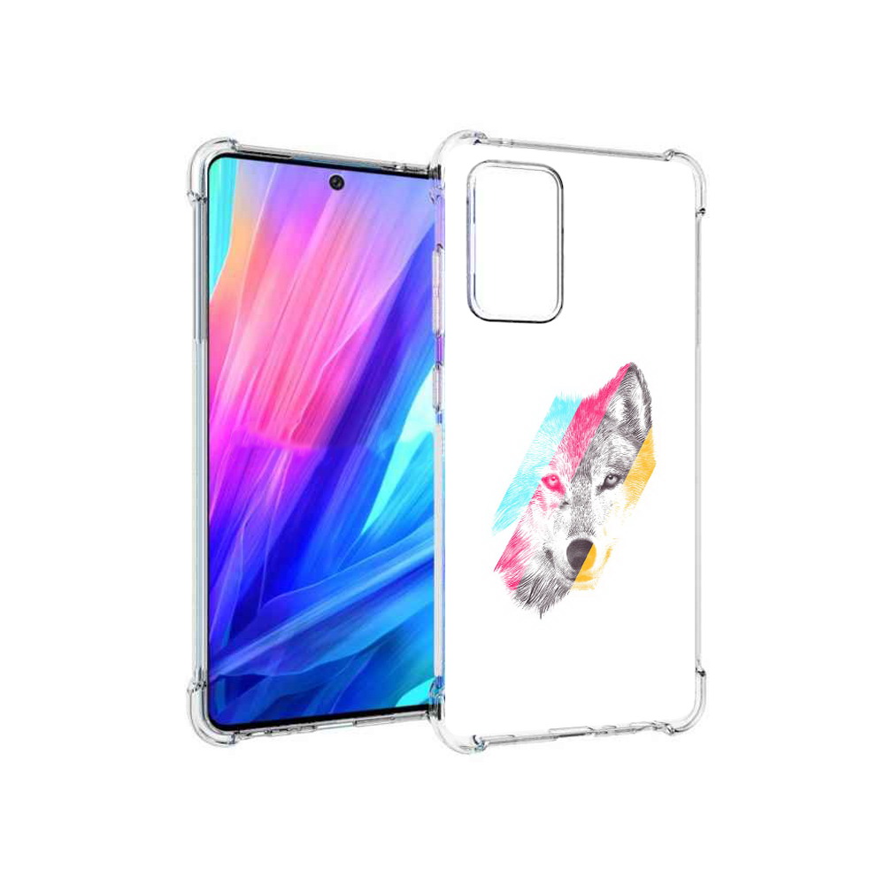 Чехол MyPads Tocco для Samsung Galaxy A52 волк градиент (PT158660.526.268)