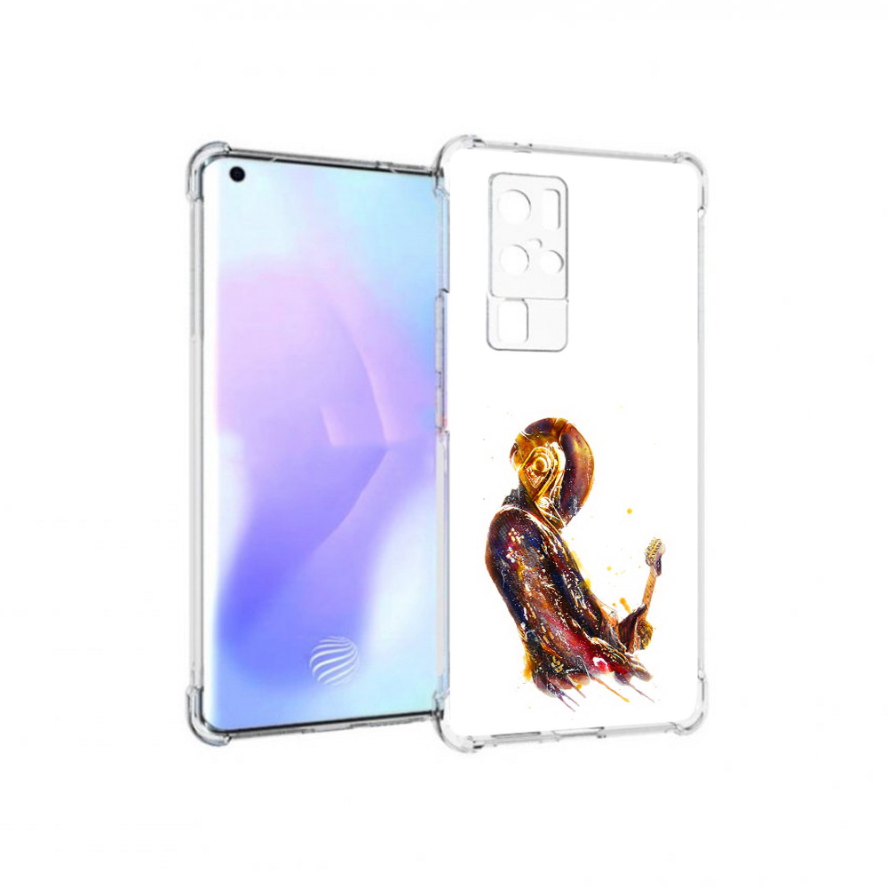 

Чехол MyPads Tocco для Vivo X50 Pro космо-музыкант (PT226970.404.393), Прозрачный, Tocco